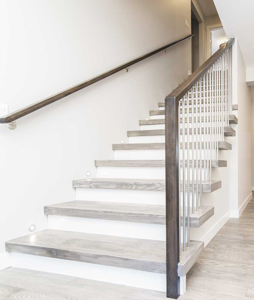 Flooring for stairs installation in Colorado Springs.