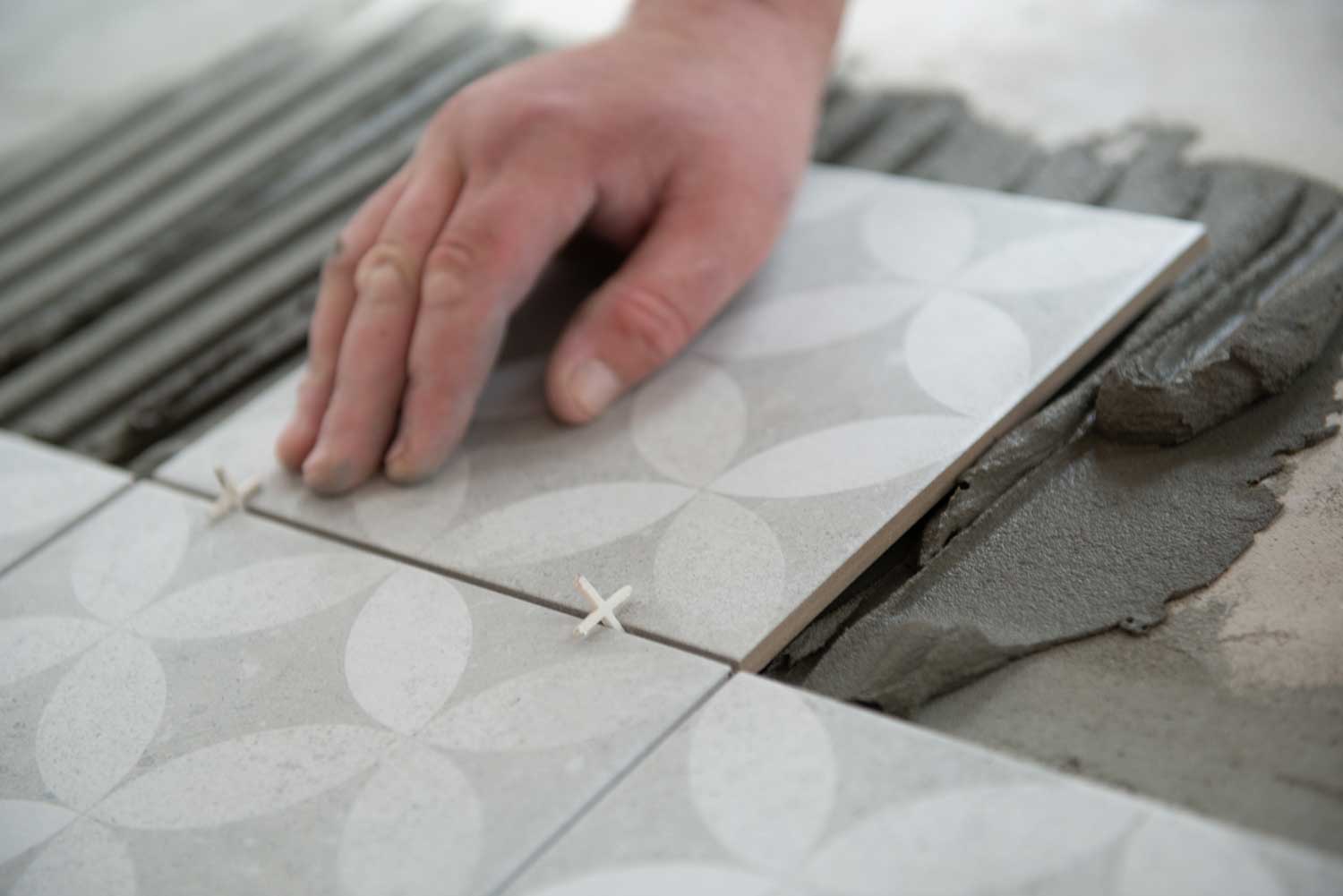 Seal your tile grout lines to keep beautiful tile floors - tips from Footprints Floors in Austin.
